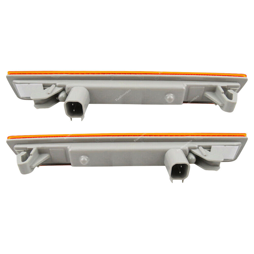 Pair Left +Right Front Bumper Side Marker Lamps For 2015-2019 for Dodge for Challenger