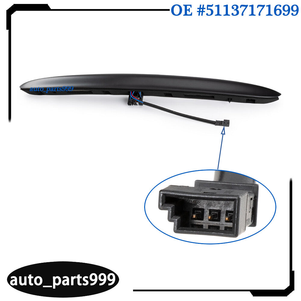 3 E46 1998-05 51137171699 Black tailgate with switch handle n
