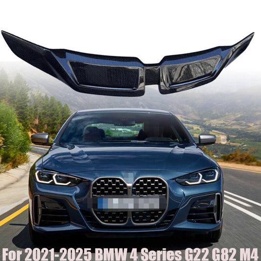 For 2021-25 4 G22 G82 M4 Real Carbon Rear Trunk Spoiler Wing Lip Trim n