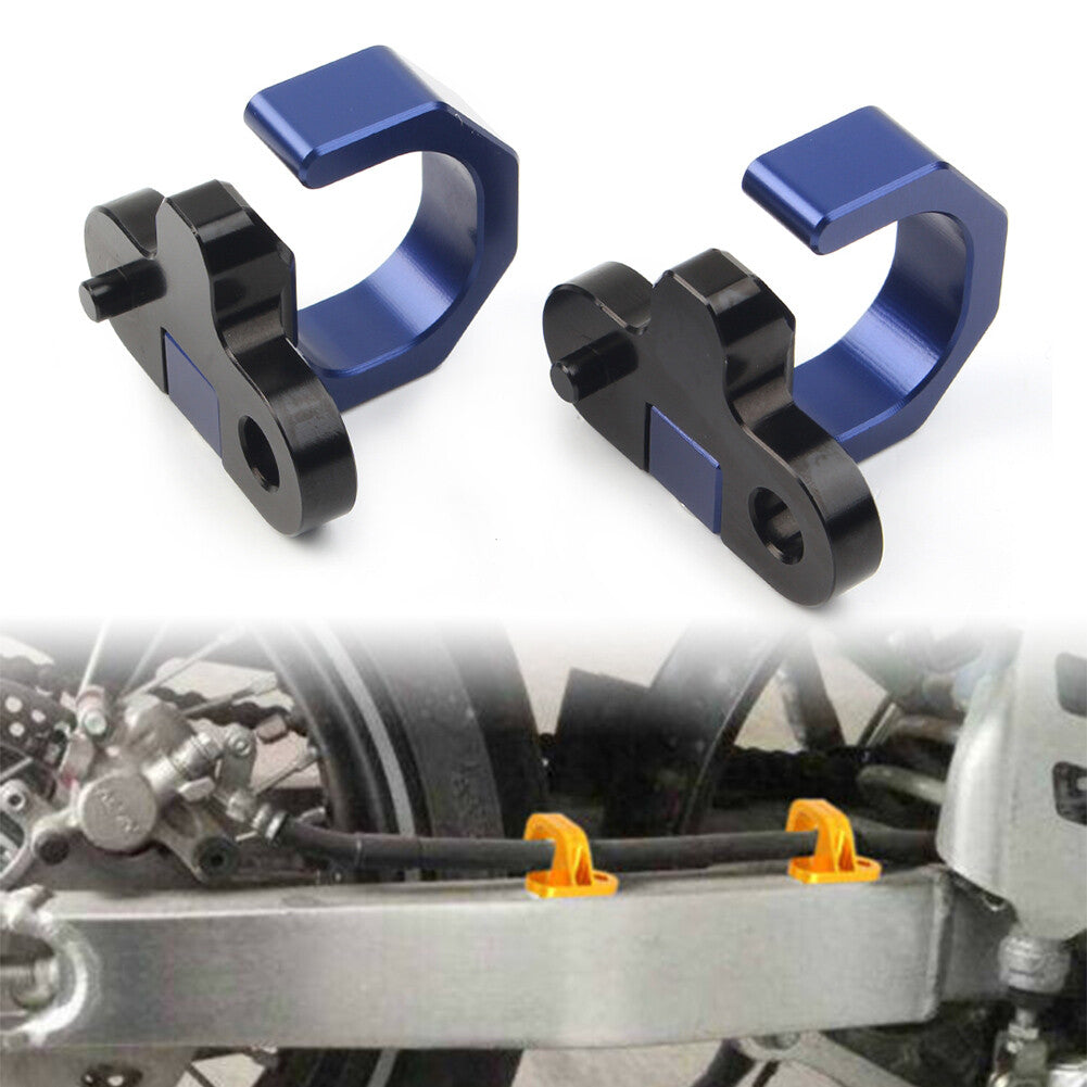 Rear Brake Line Hose Snap Clamp for Suzuki DR650SE RM250 DRZ400S DL650 Blue