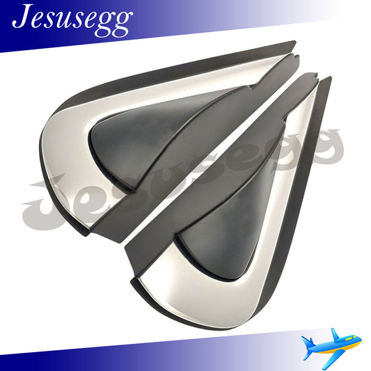 RHLH Rearview Mirror Finisher Triangle Cover Trim Fender for Honda CRV 2017-19 Q