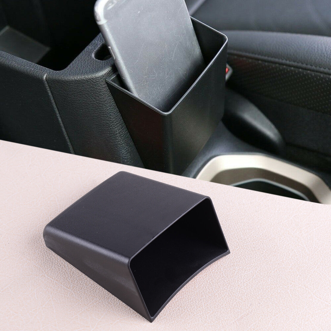 Console Armrest Secondary Organizer Storage Box Fit for for Jeep Renegade 2015-19 v