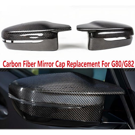 Carbon Fiber Side Mirror Caps Replacement for 21-24 G80 M3 G82 G83 M4 G87 M2 n