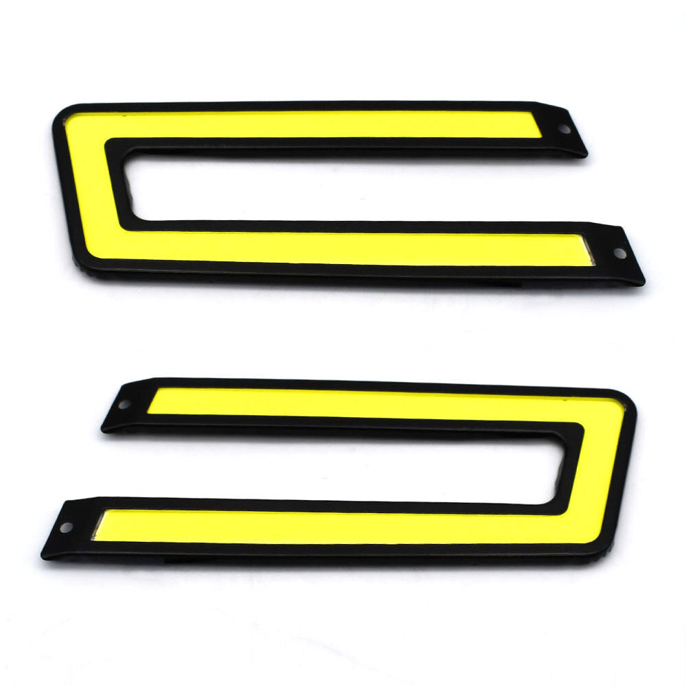 2 U-shaped General Motors LED Daytime Running Lights COB DRL Driving Fog Lights - n
