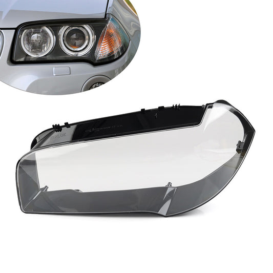 Headlight Lens Cover Headlamp Shell Lampshade Left Fit for BMW X3 E83 2004-2010
