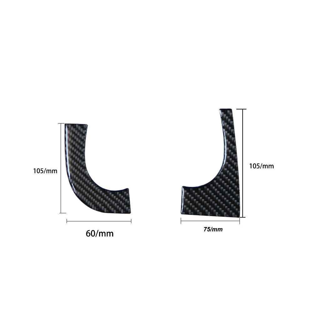4X Carbon Fiber Navigation Outer Frame Cover for Subaru Legacy Outback 2010-2014 v