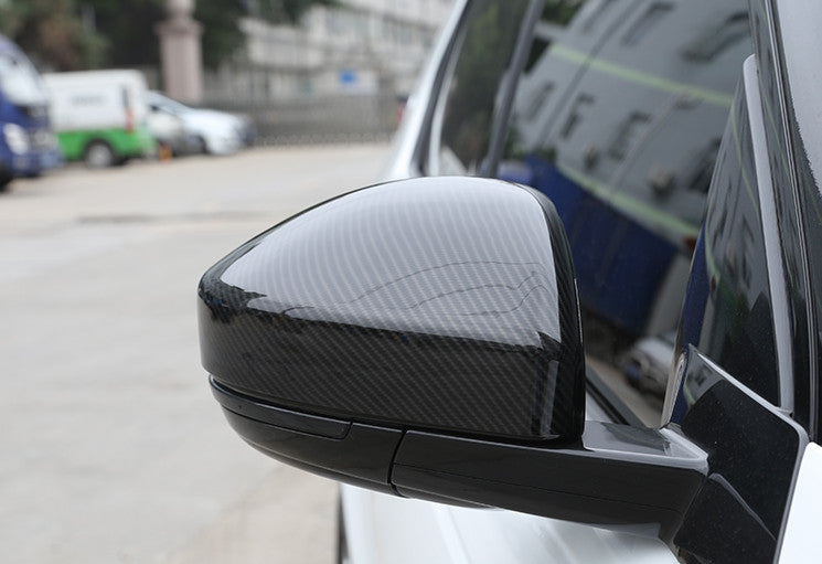 2P ABS Carbon Fiber Rear View Side Mirror Cover Trim For Discovery Sport 2016-25
