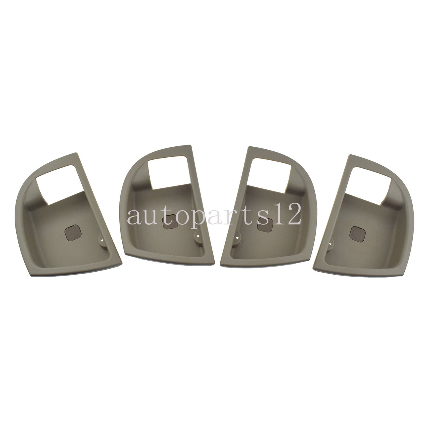 for Hyundai Santa Fe 2007 - 2012 Interior Door Handle Panel Trim Cover 4 Piece Set - v