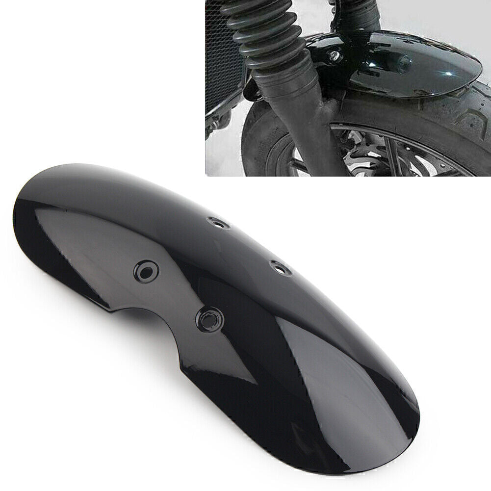 Short Front Fender Mudguard Cover Protect Black Fit 01-16 Scrambler/Thruxton 900 Q