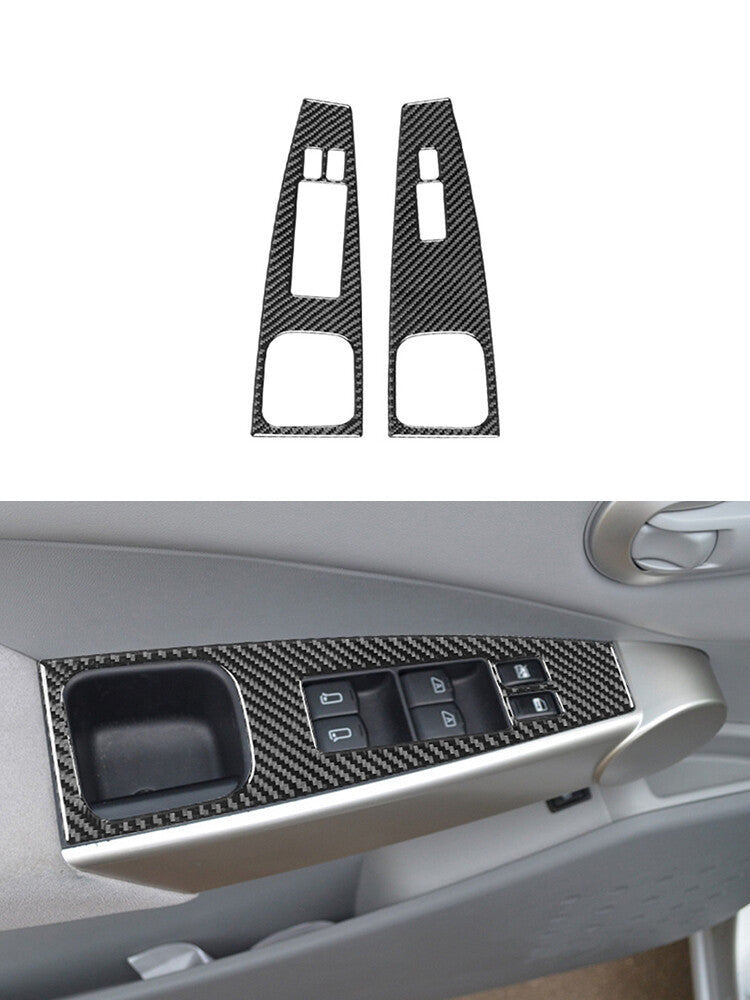 For Tacoma Carbon Fiber Interior Front Window Control Cover Trim 2016-21 v