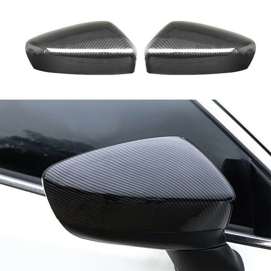 for Mazda 6 Atenza 2018-2019 Carbon Fiber ABS Side Mirror Molding Cover Trim New