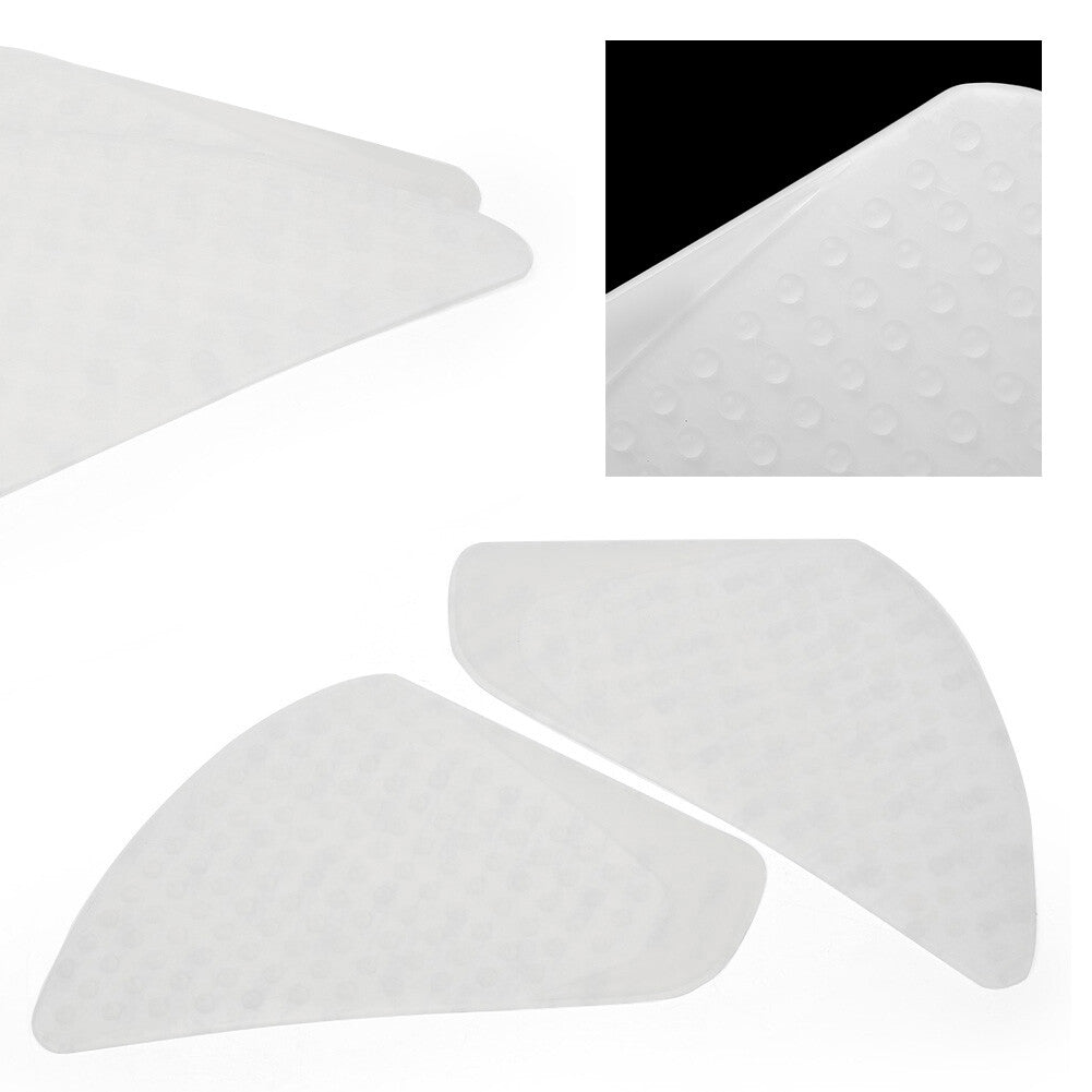 for Honda CB1300 06-15 Gas Knee Grip Protector White 2x Tank Traction Pads Q