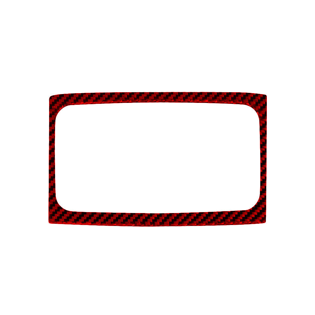 5Pcs Red Carbon Fiber Door Glass Lift Panel Trim for Passat 2006-2011 v