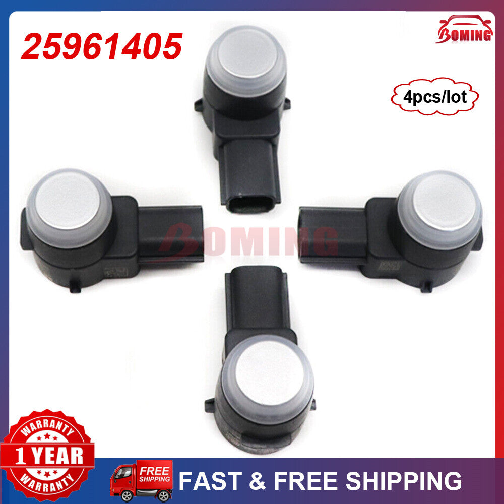 4 Parking Assist Sensors for Chevrolet , for Cadillac , for GMC , and for Buick 08-16 (PDC 25961405)