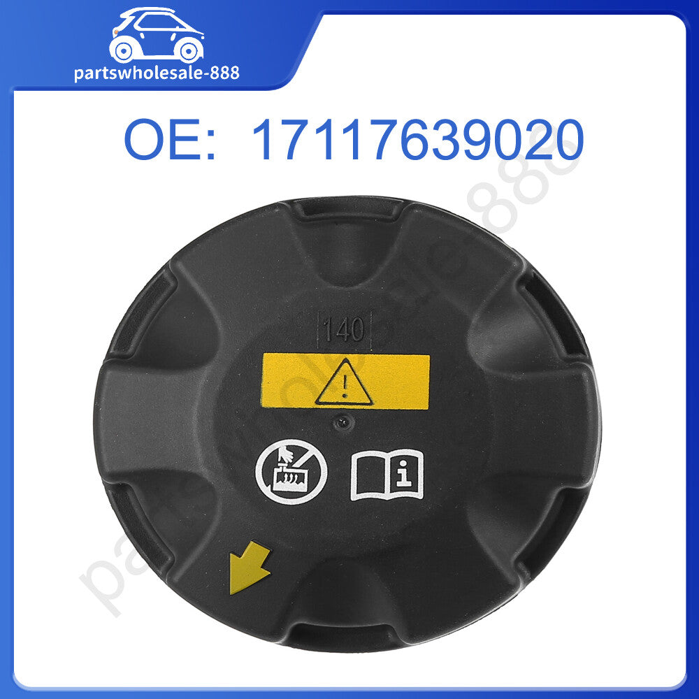 Engine coolant radiator overflow cap, single custom fit for BMW 320i 2013 - 2018