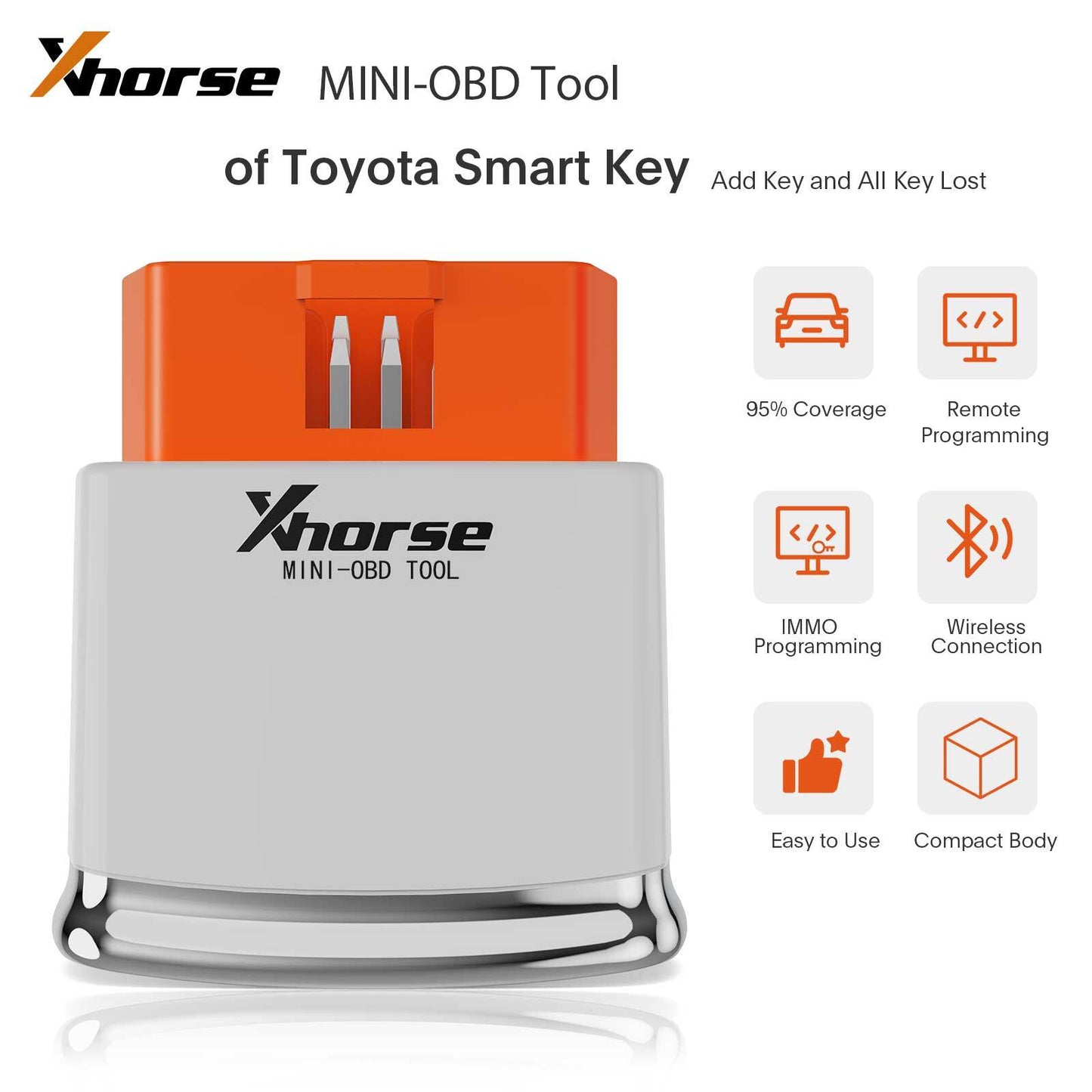 XDMOT0GL for MINI OBD Tool FT-OBD for Toyota for Smart Key Add Key  All Key Lost