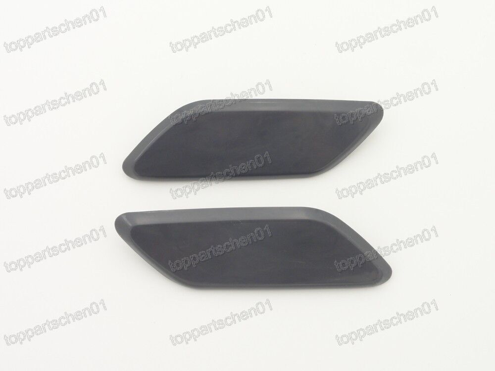 1Pair Front Headlight Washer Nozzle Spray Cover Cap Fit for Honda CRV 2012-2014 Q