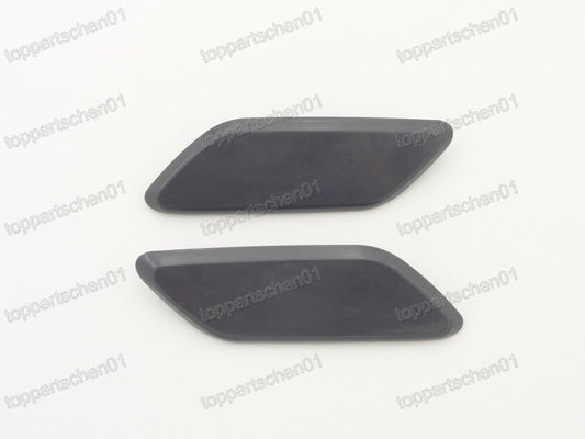 1Pair Front Headlight Washer Nozzle Spray Cover Cap Fit for Honda CRV 2012-2014 Q