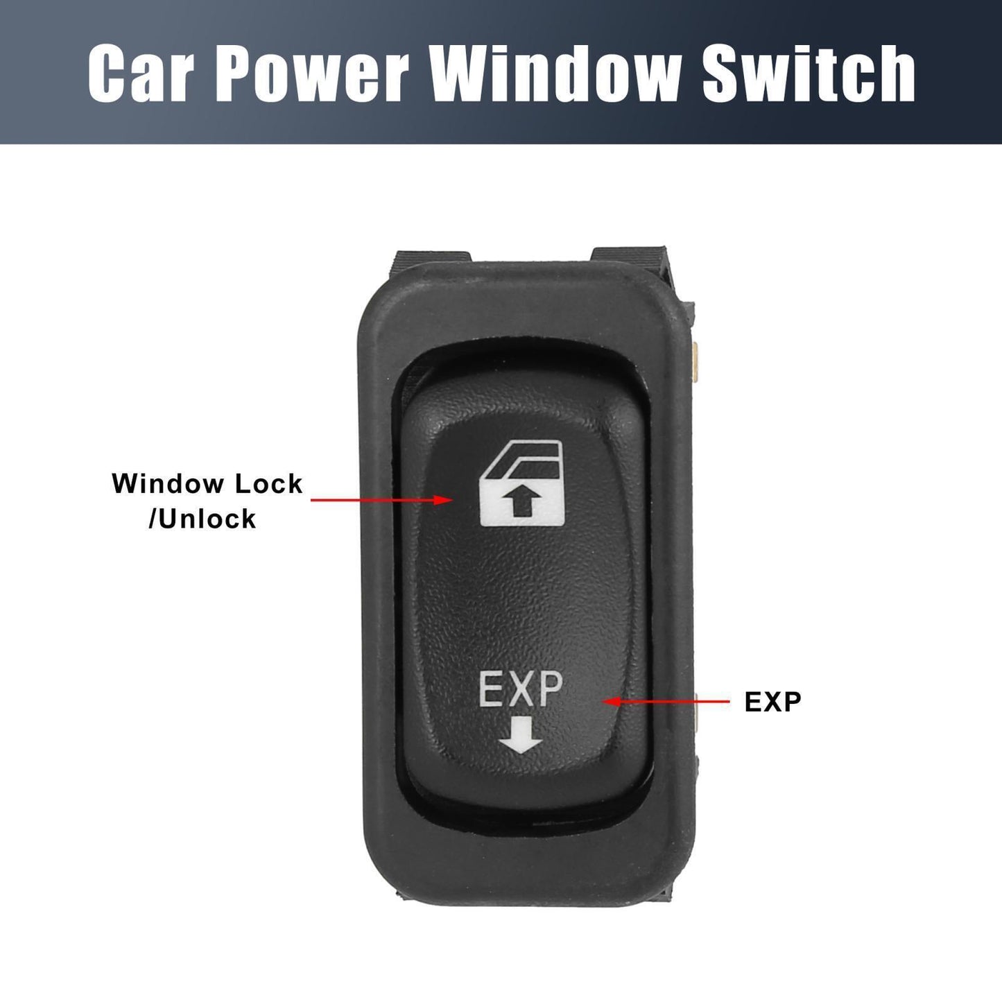 for Freightliner Columbia Century BLACK Power Window Switch Left Driver Side EXP