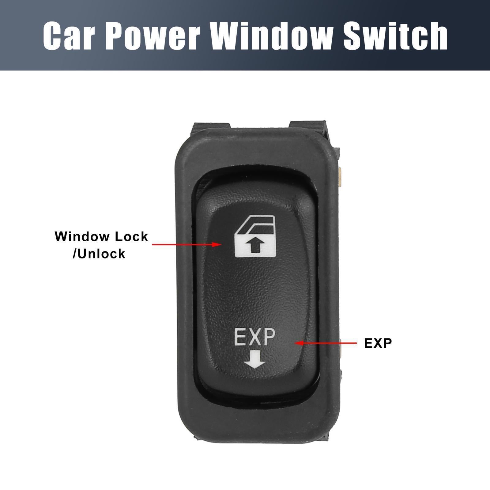 for Freightliner Columbia Century BLACK Power Window Switch Left Driver Side EXP