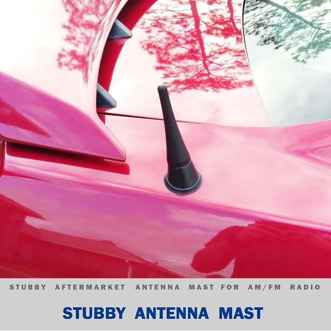 3.8-inch aluminum short stubby car antenna mast for 2006-2021 for Mazda MX-5 Miata n
