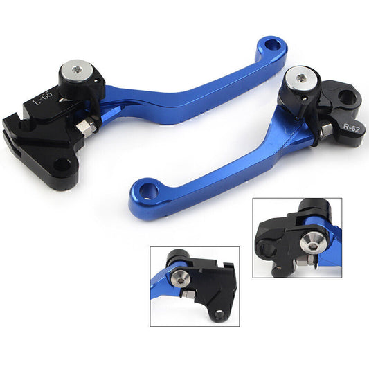 Pivot Brake Clutch Levers Fit for YAMAHA WR 250F WR 450F 2001-16 WR250F WR450F Blue Q