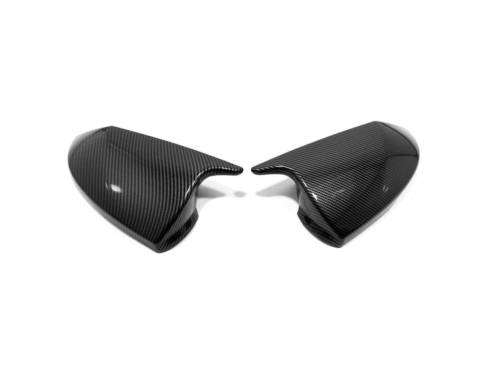 for Hyundai for Elantra 2021-2022 Carbon Fiber Horn Side Rear View Mirror Cover Trim