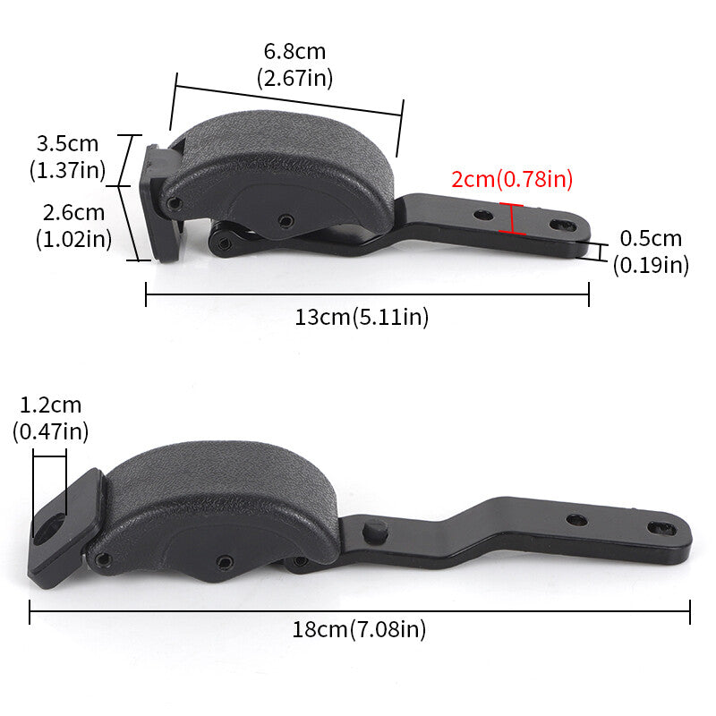 Black Rear Quatar Window Latch Lock for Toyota Tacoma Hilux Ute 62910-89102