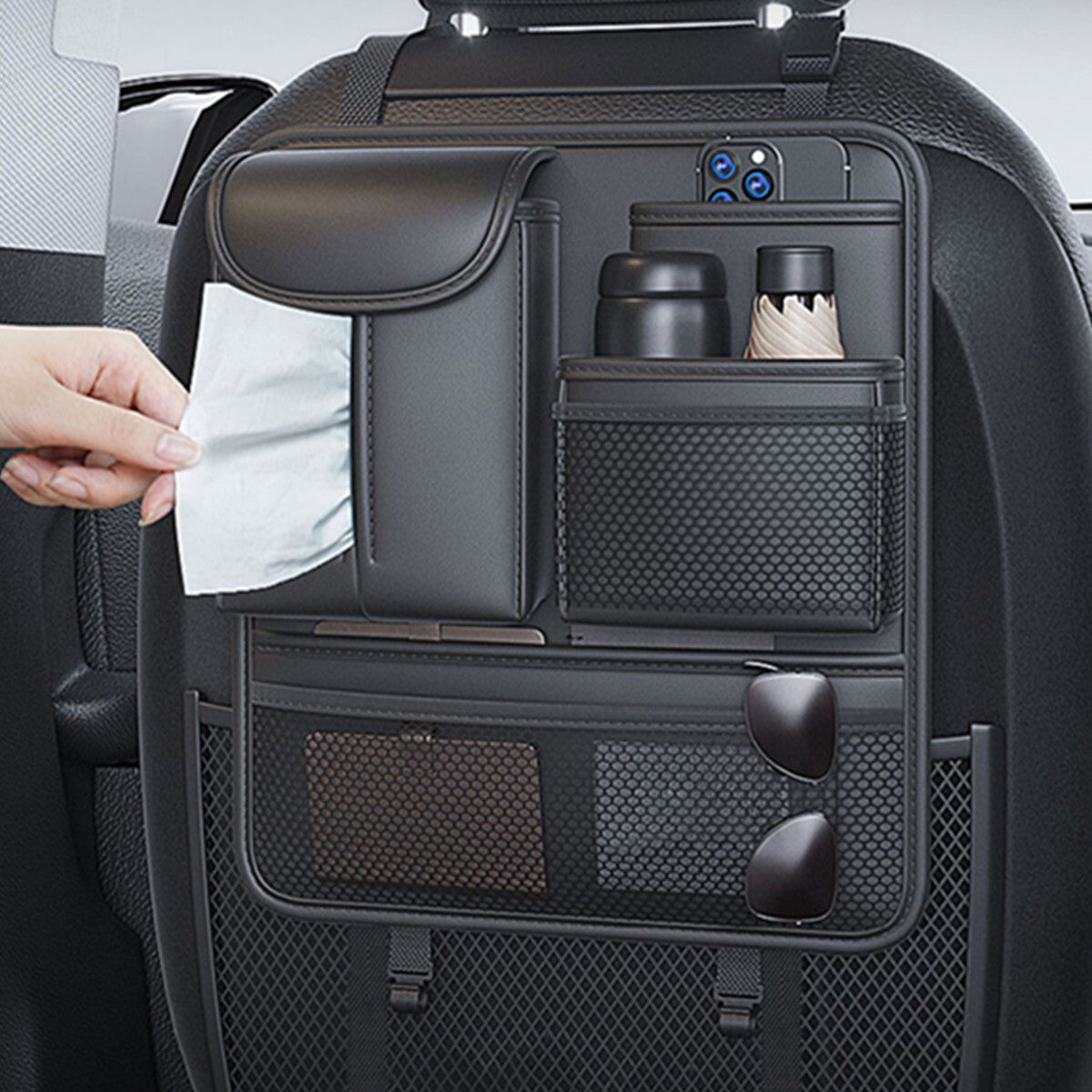 Car for Seat Back Multi Pocket Storage Bag Organizer For Car Interior Accessories