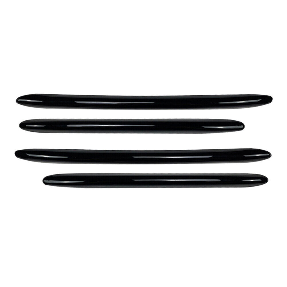 for Mercedes C-Class W206 Front Bumper Splitter Fins Body Spoiler Canards Black