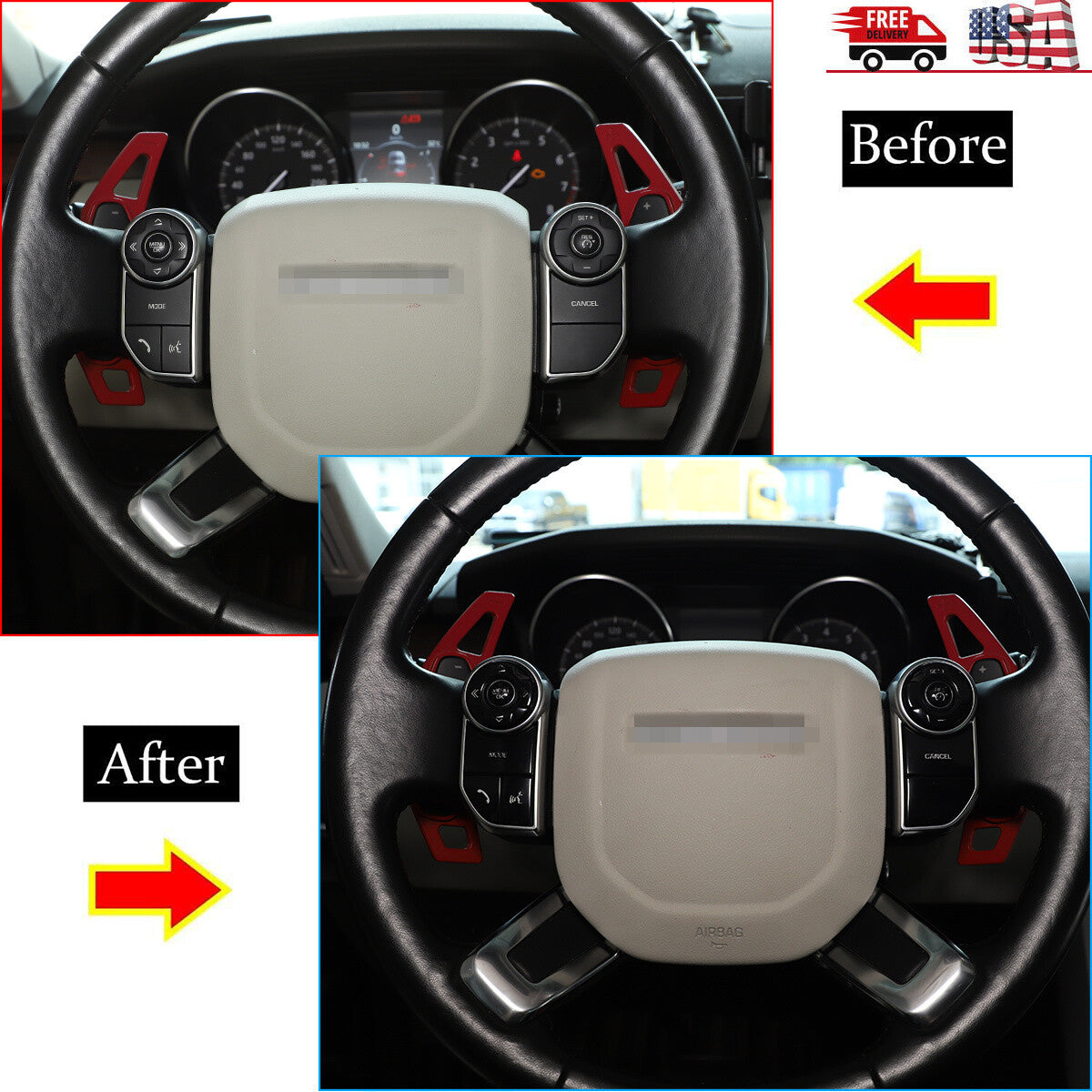 White Interior Center Dashboard Console Cover Trim for Tacoma 2016-22 - v