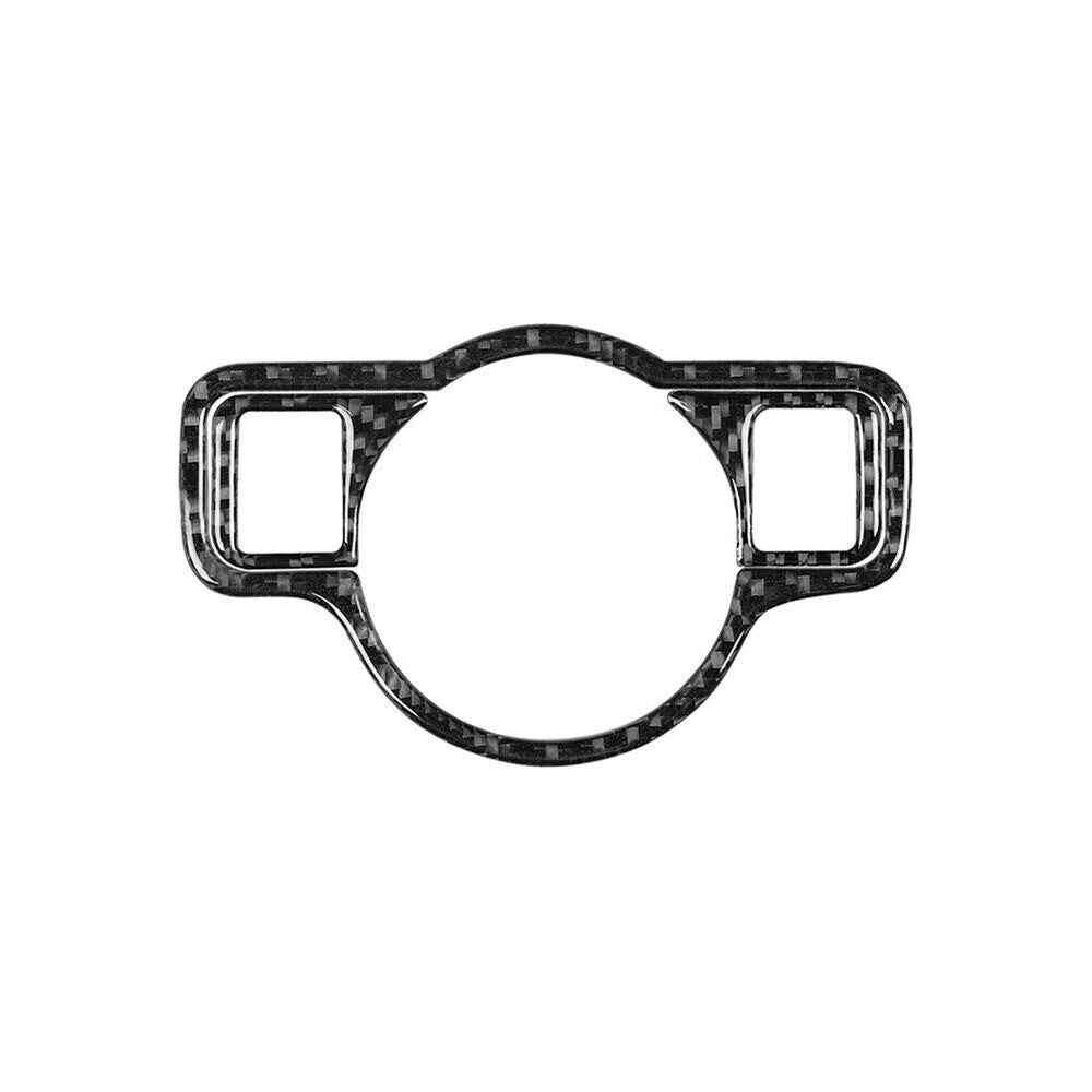 For A B C E G CLA GLA GLK Carbon Fiber Headlight Switch Trim New n