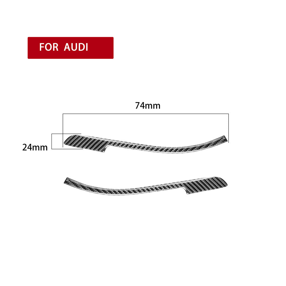 Red Carbon Fiber Center Vent Outer Cover Trim for Honda Ridgeline 2017-20 Type A v