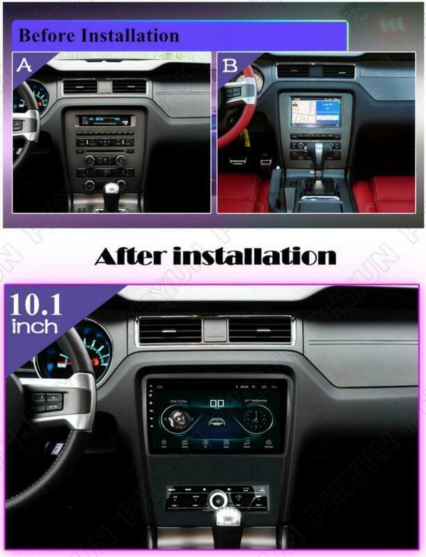 Stereo Radio for 2010-2014 Mustangs, 10.1-inch, Android 10.1, Main Unit 2+32GB, GPS- n