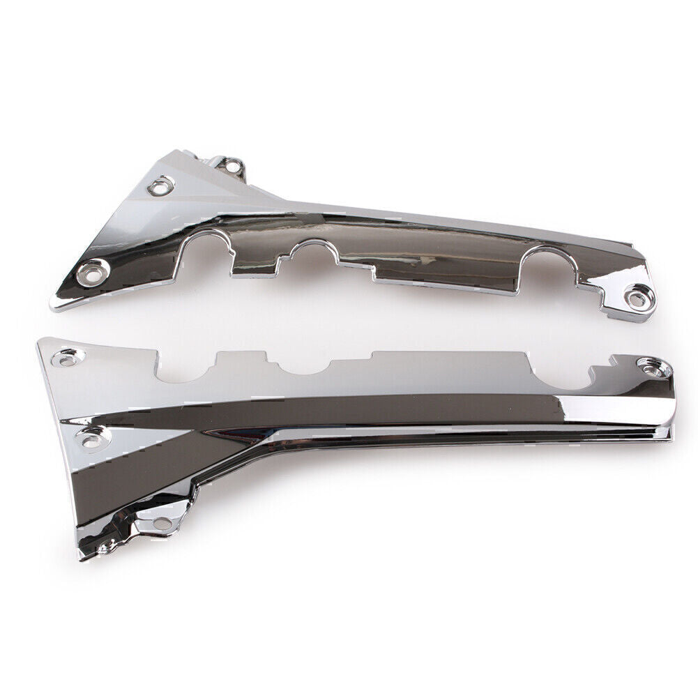 Goldwing Chrome Lower Side Covers left right Fit for Honda GL1800 2001 - 2011 Pair Q