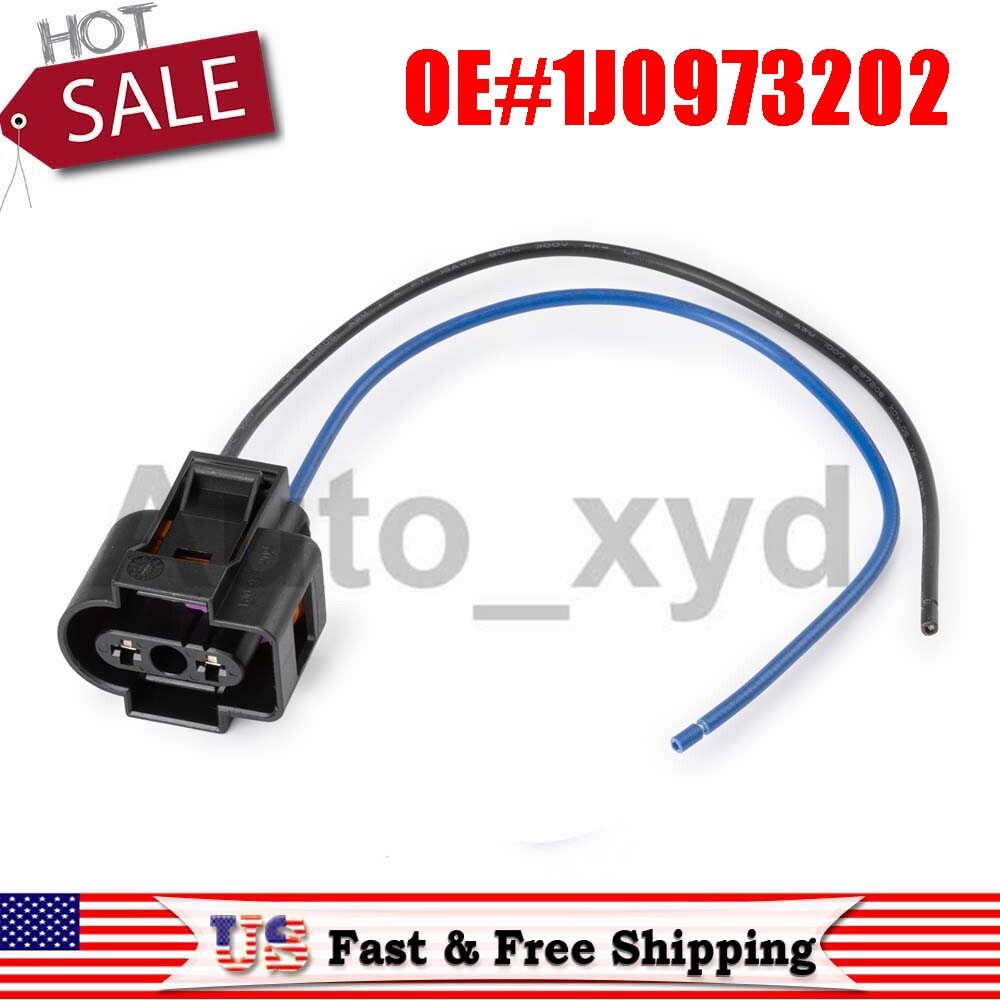 1J0973202 Coolant Tank Reservoir Sensor Connector Pigtail for Golf for Jetta for VW Q