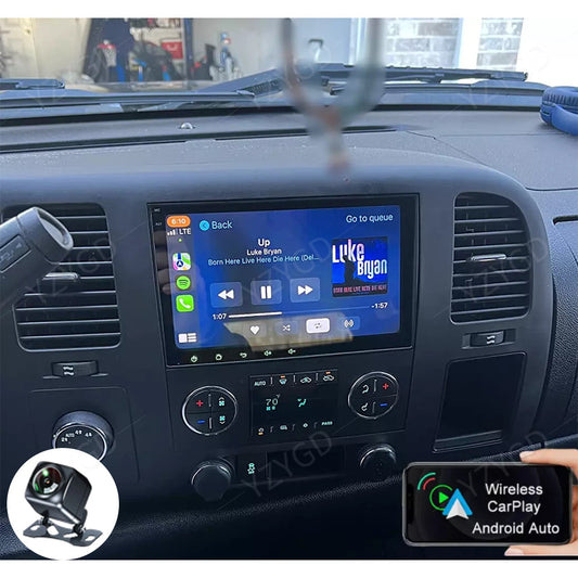 Android Carplay for Chevrolet Silverado 2007-2018 Car Stereo Radio GPS Screen BT