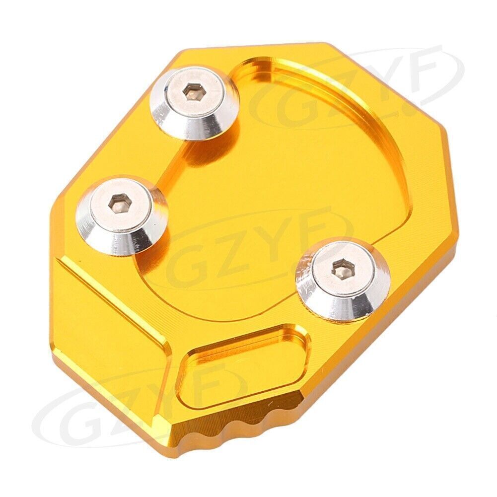Motor Kickstand Side Stand Pad Fit for Yamaha YZF-R1 2009-2015 2014 2013 2012 Gold Q