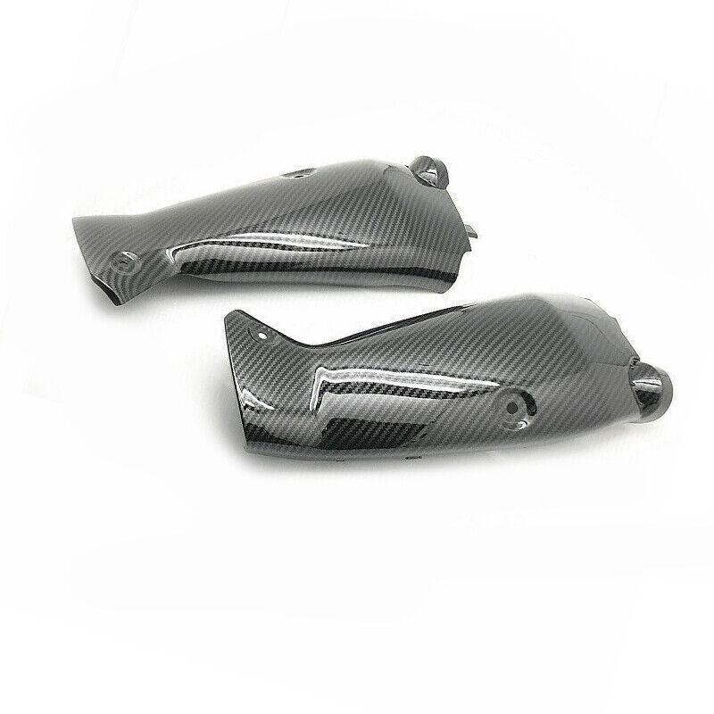 Carbon Fiber Front Intake Tubes Panel Fairing Cover for Yamaha YZF R1 2009-2014