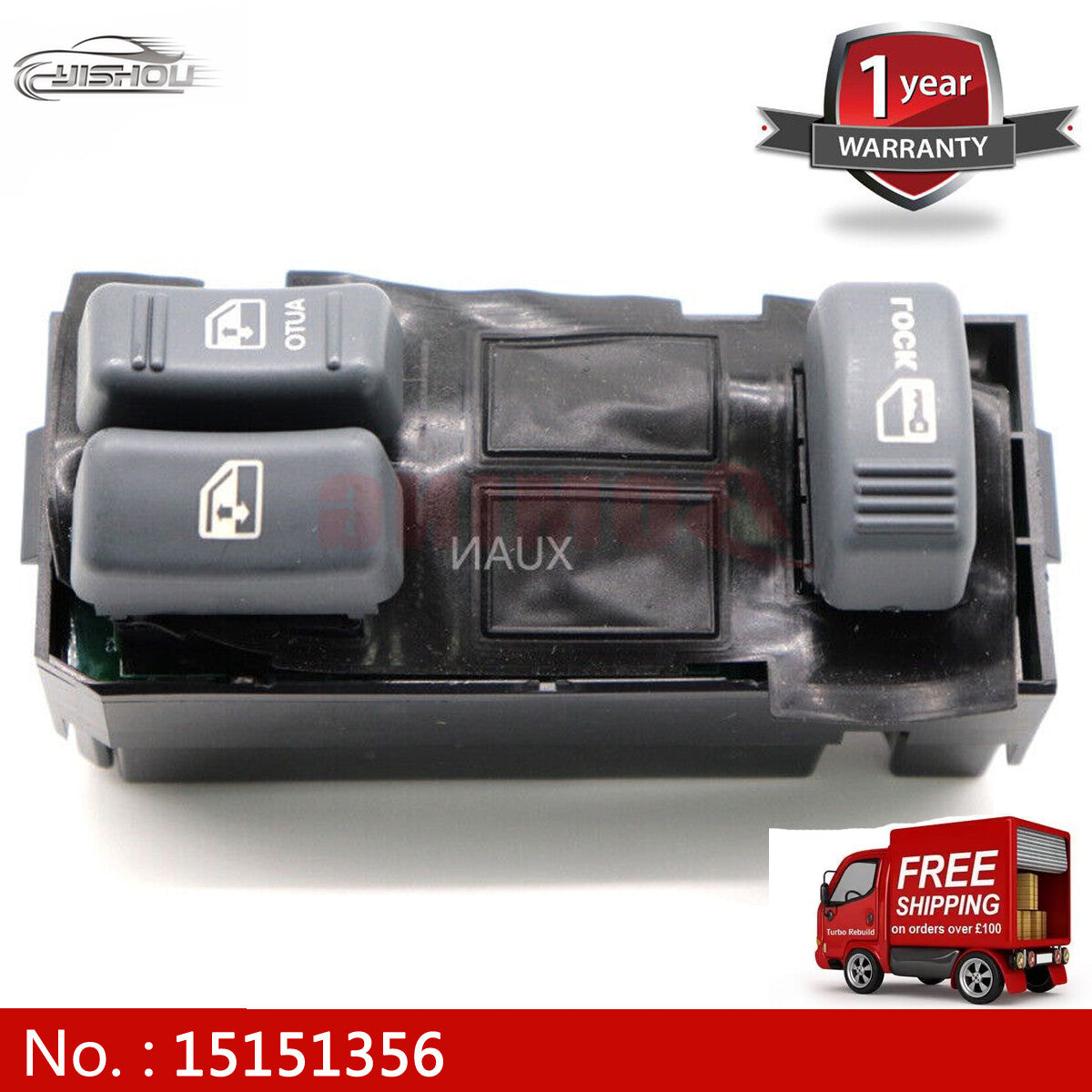 Front Blazer Master Power Window Switch 15151356 for K1500 C/K Tahoe S10
