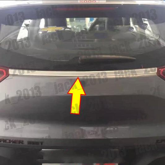 for Chevrolet TRAX 2019-2022 STAINLESS Rear Trunk Tailgate Boot Grab Trim Cover