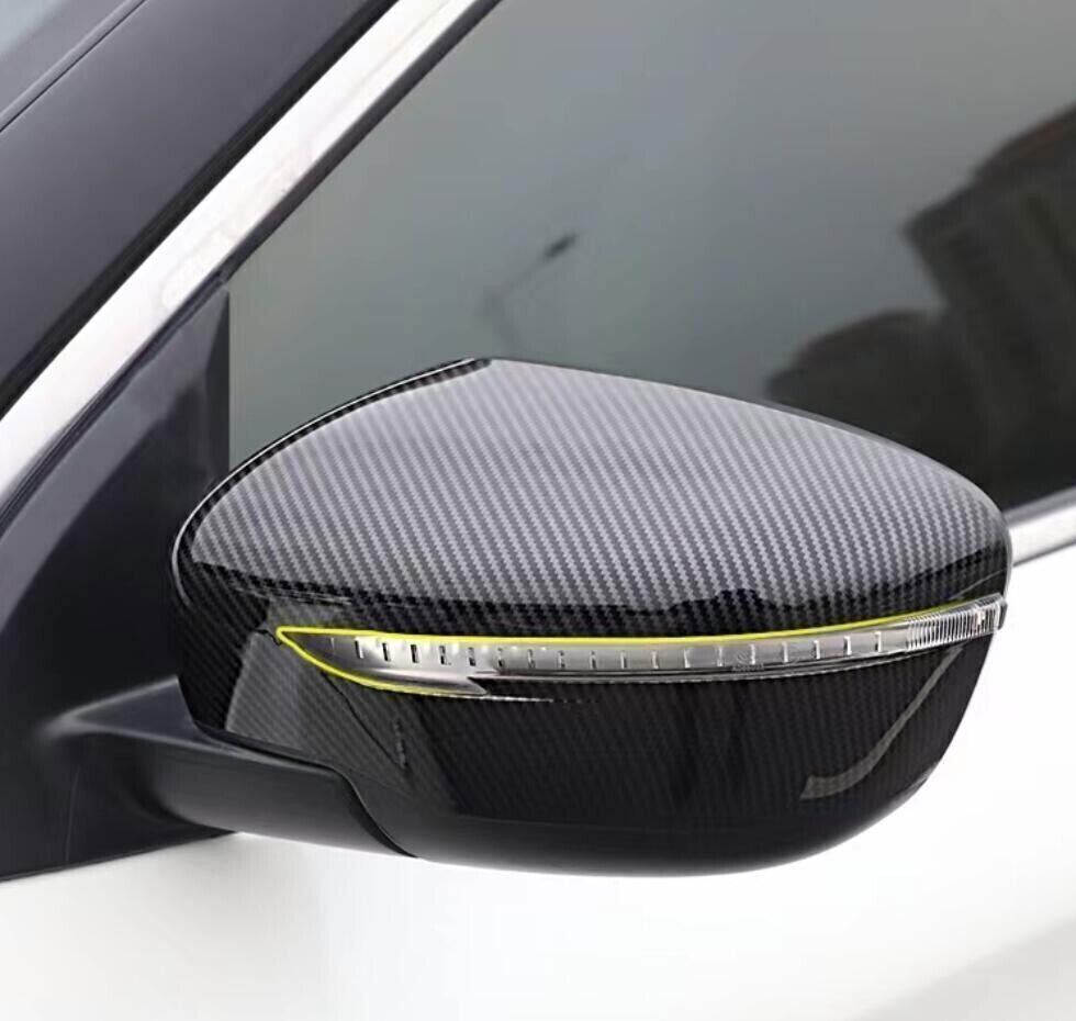 for Nissan Murano 2015-2024 Carbon fiber Look Side Rearview Mirror Cover Trim 2X