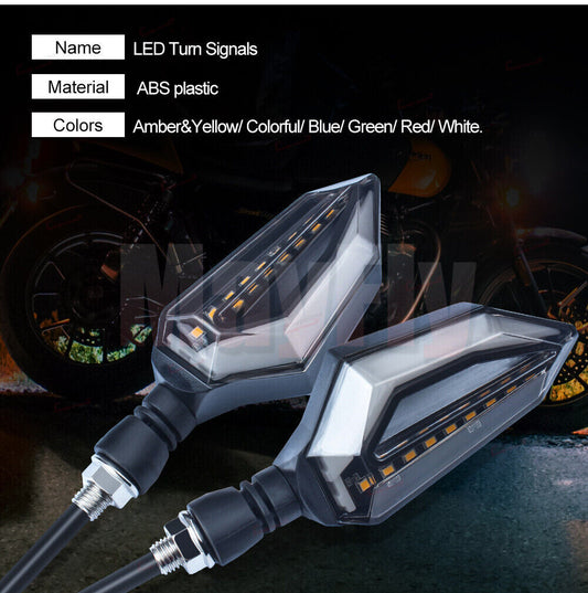 LED Turn Signals Blinker Light fit For 400 300 250R 500R 650R Z900 Z1000