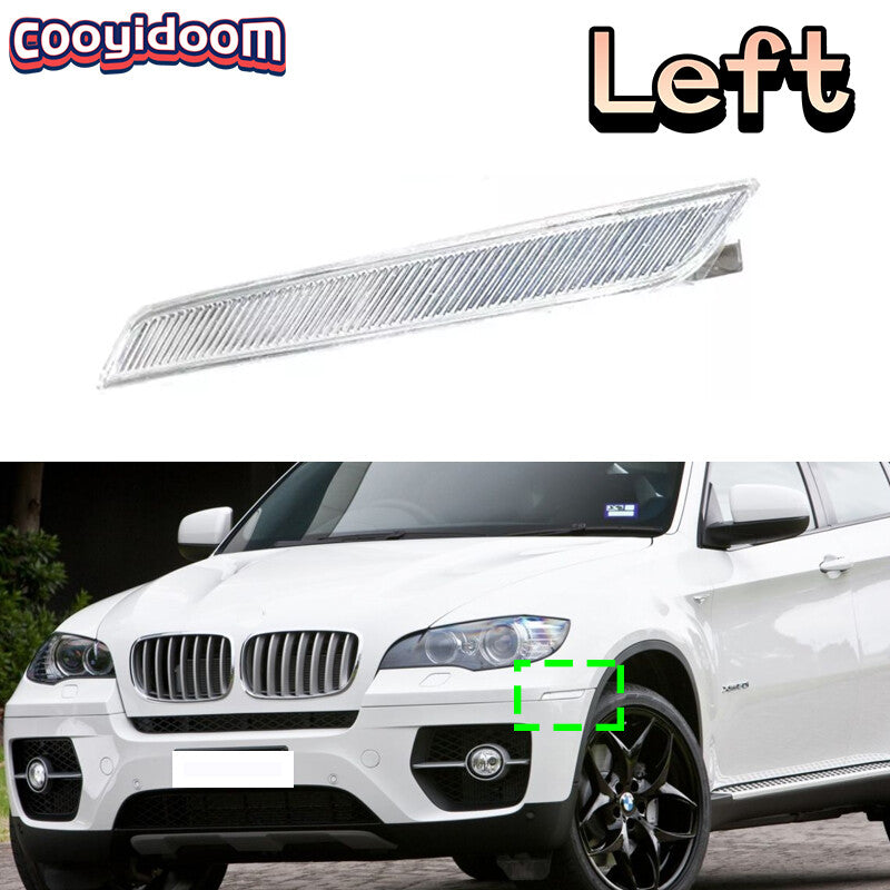 Left front bumper side marker reflector light suitable for BMW X6 E71 E72 X5M 2008 - 2014