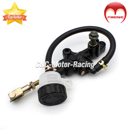 The CNC rear brake master cylinder pump is suitable for Yamaha YZF R1/R6 (1999, 2000, 2001, 2005).