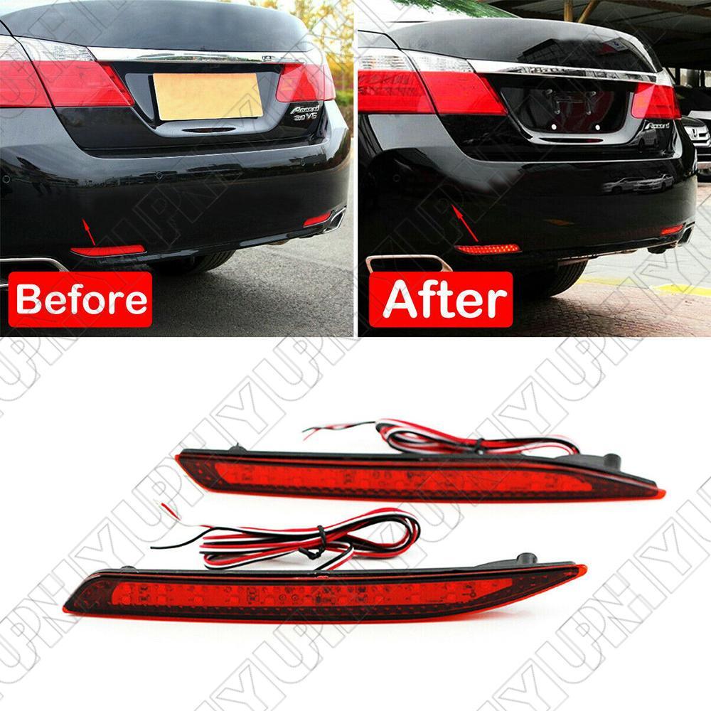 Car Rear Bumper Reflector Light Tail Brake Light for Honda for Accord 9th 2014-2016 Q