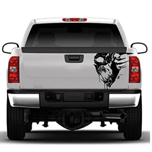 2Pcs Skull Decals Sticker For Car Truck Pickup Trunk Bed Tailgate Accessories