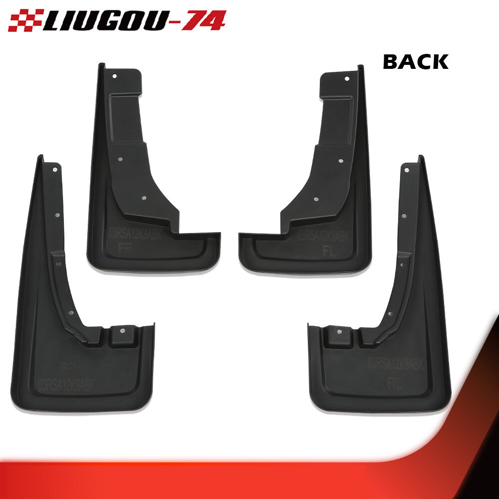 Suitable for 2022-2023  for ford  Maverick Black Wheel Splash Protectors and Mudguards 4-Piece Set Q