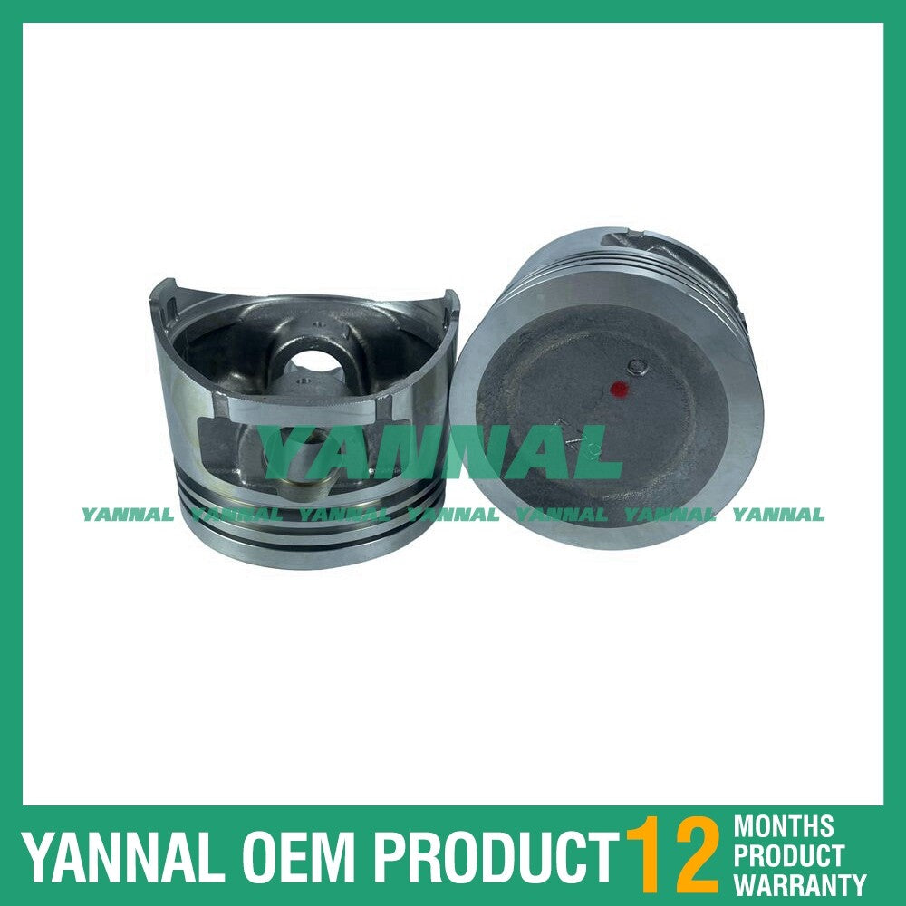 4x H25 Piston Kit STD for Nissan Diesel Engine Parts