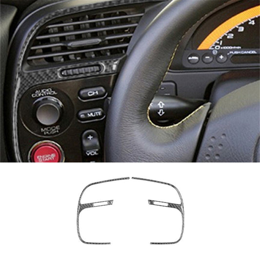 Carbon Fiber Style Dashboard Vent Vent Cover Trim for 20-22 for Subaru Outback- v